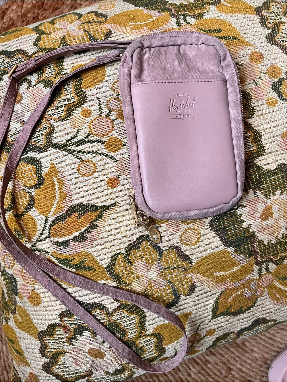 Herschel Supply Company Dusty Lilac Crossbody Pouch